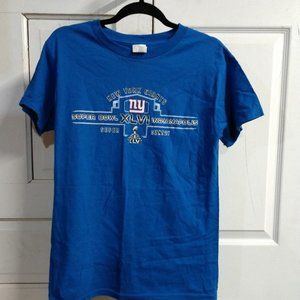 New York Giants Super Bowl XLVI Indianapolis Super Sunday T-shirt - Size S